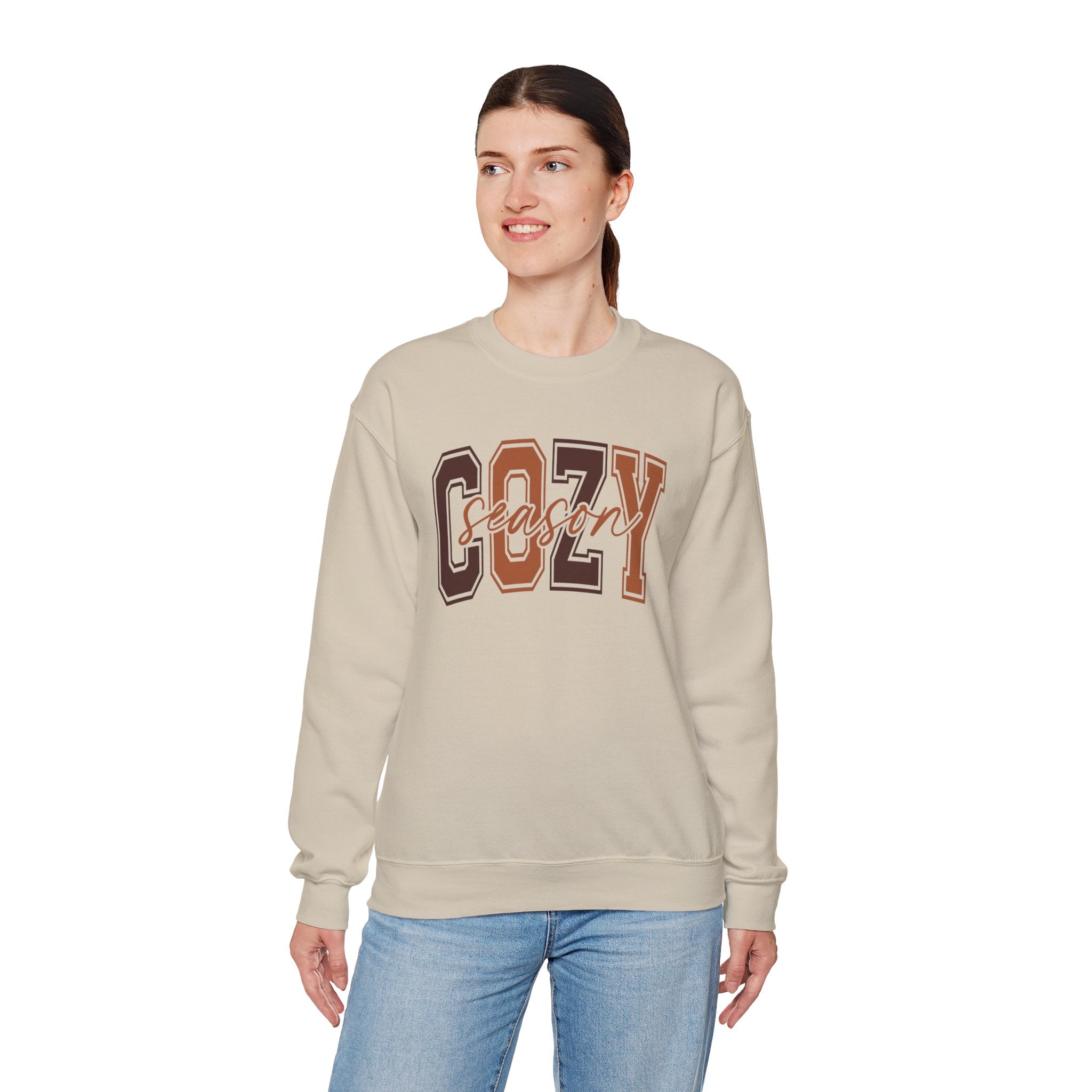 Cozy Season Sweatshirt, Unisex Crewneck Sweater, Fall Fashion, Holiday Gift, Winter Essentials, Casual Comfort