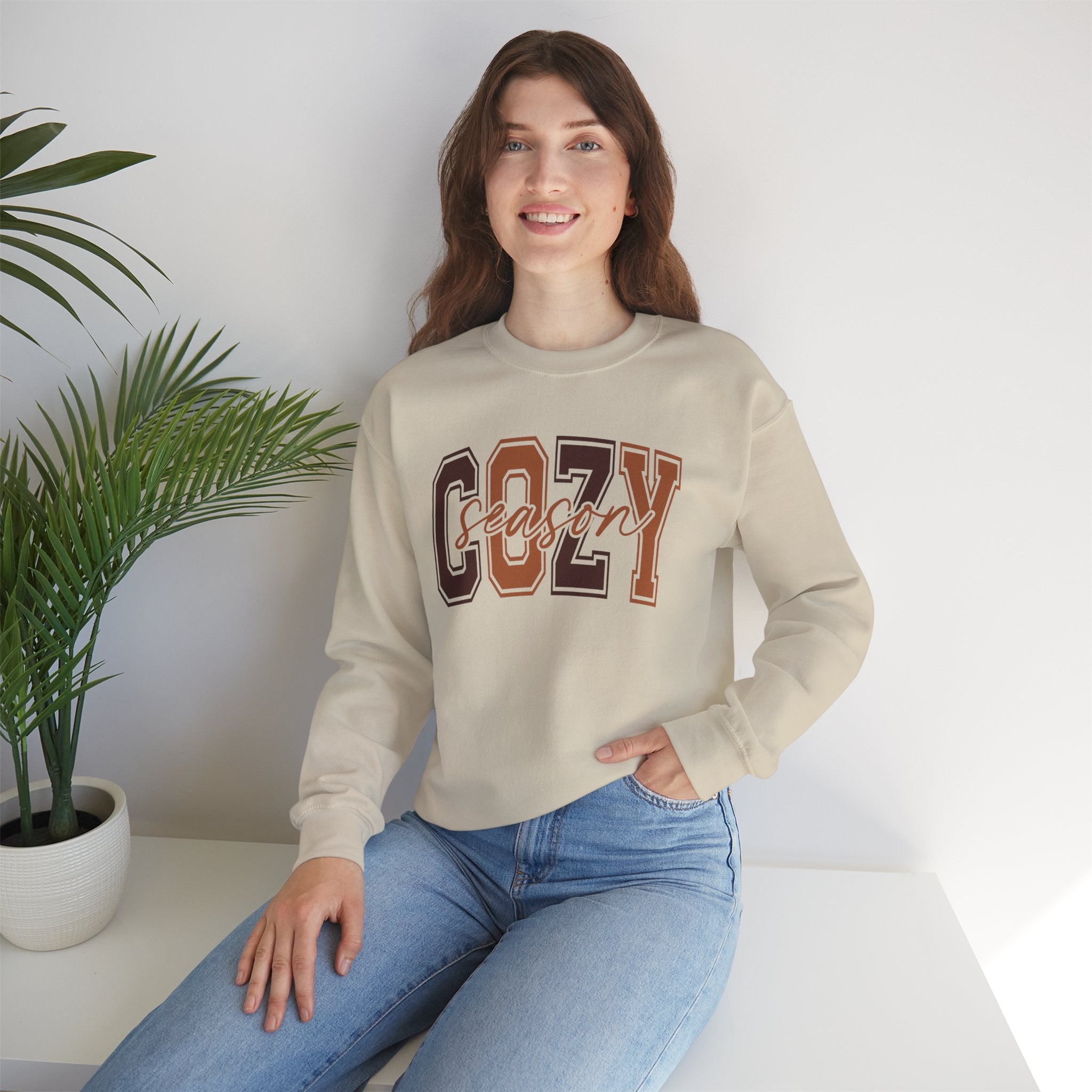 Cozy Season Sweatshirt, Unisex Crewneck Sweater, Fall Fashion, Holiday Gift, Winter Essentials, Casual Comfort