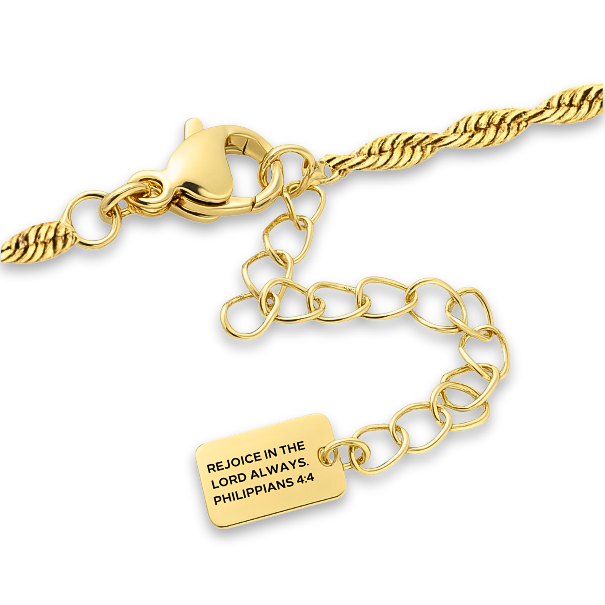 The Love of Jesus Necklace in Gold and Silver