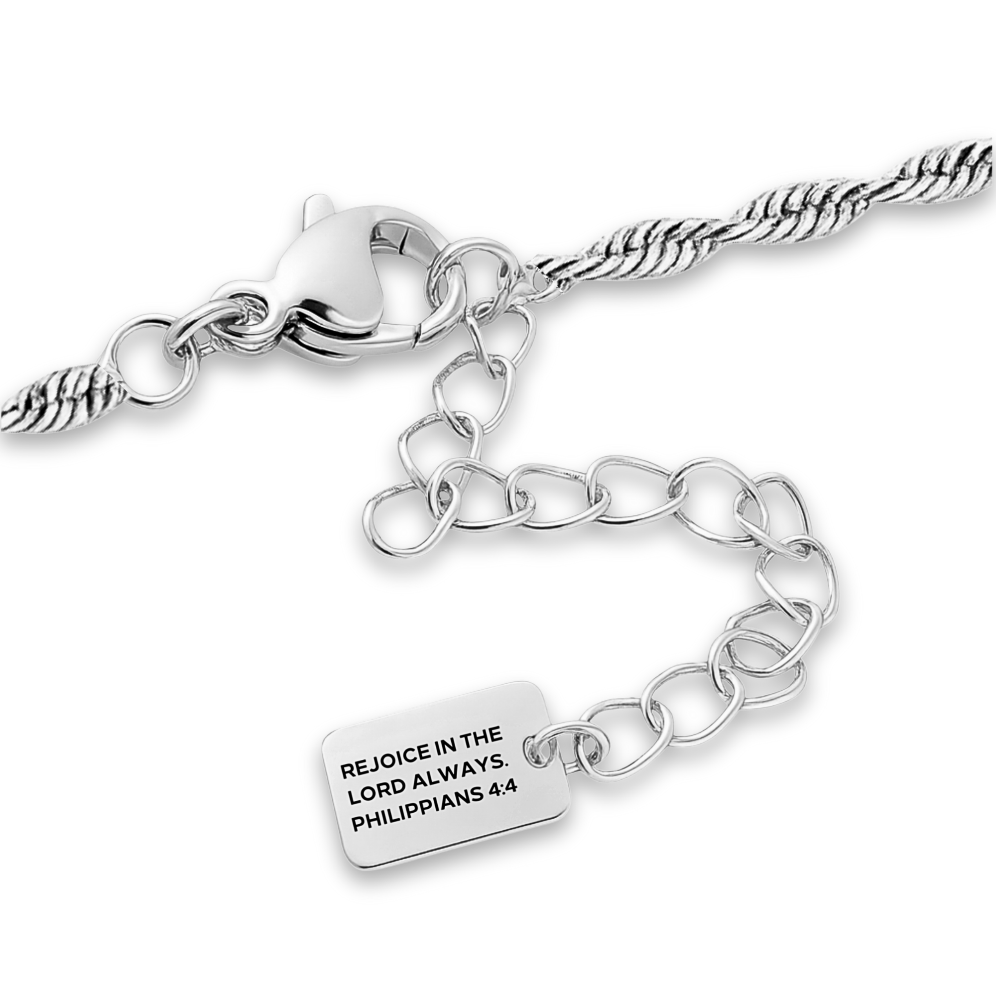 The Love of Jesus Necklace in Gold and Silver