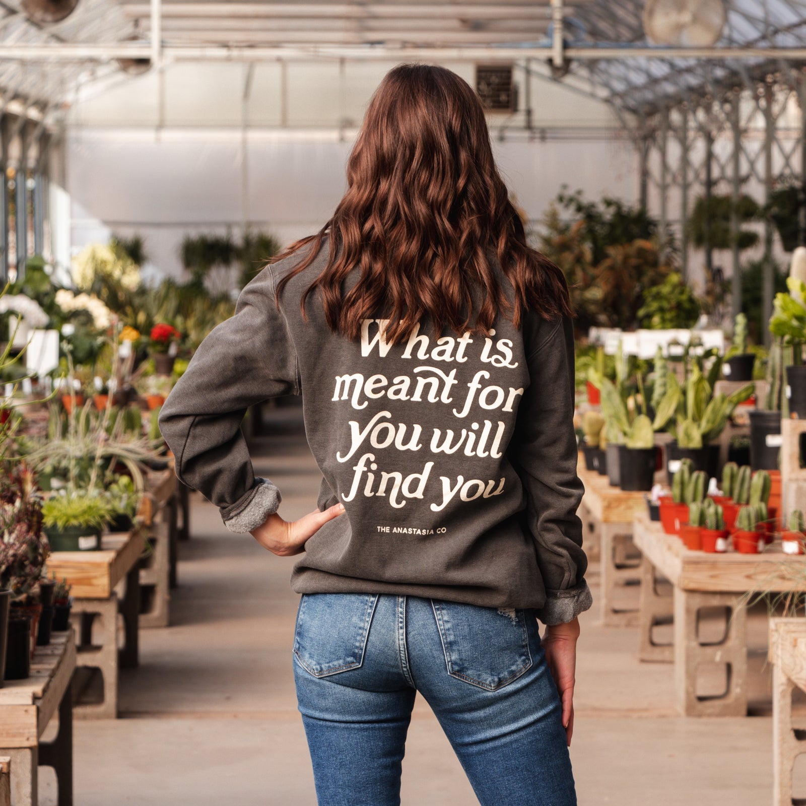 What is Meant for You Crew - Vintage Black