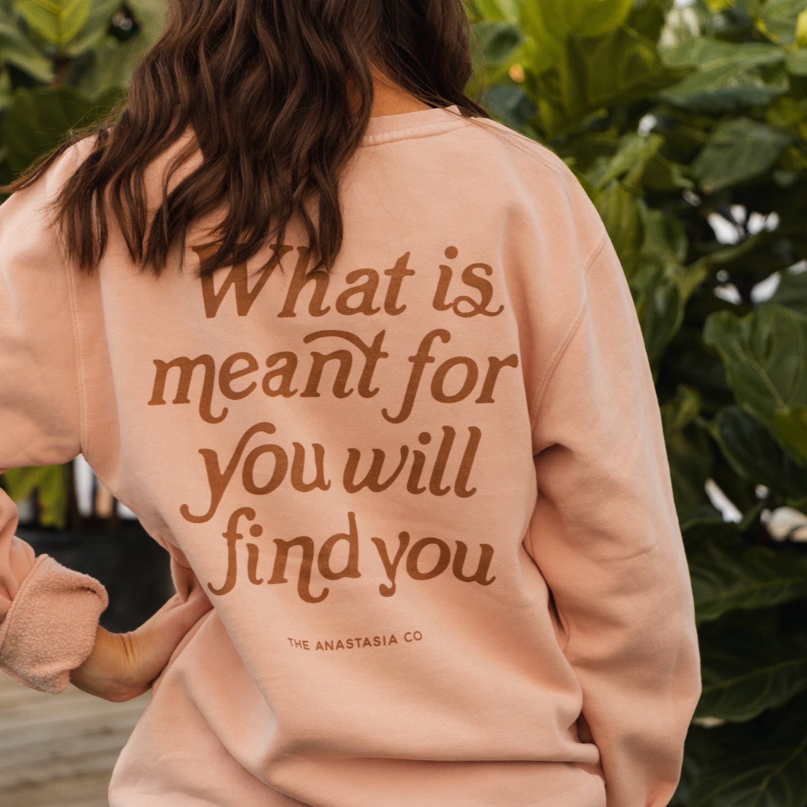 What is Meant for You Crew - Blush