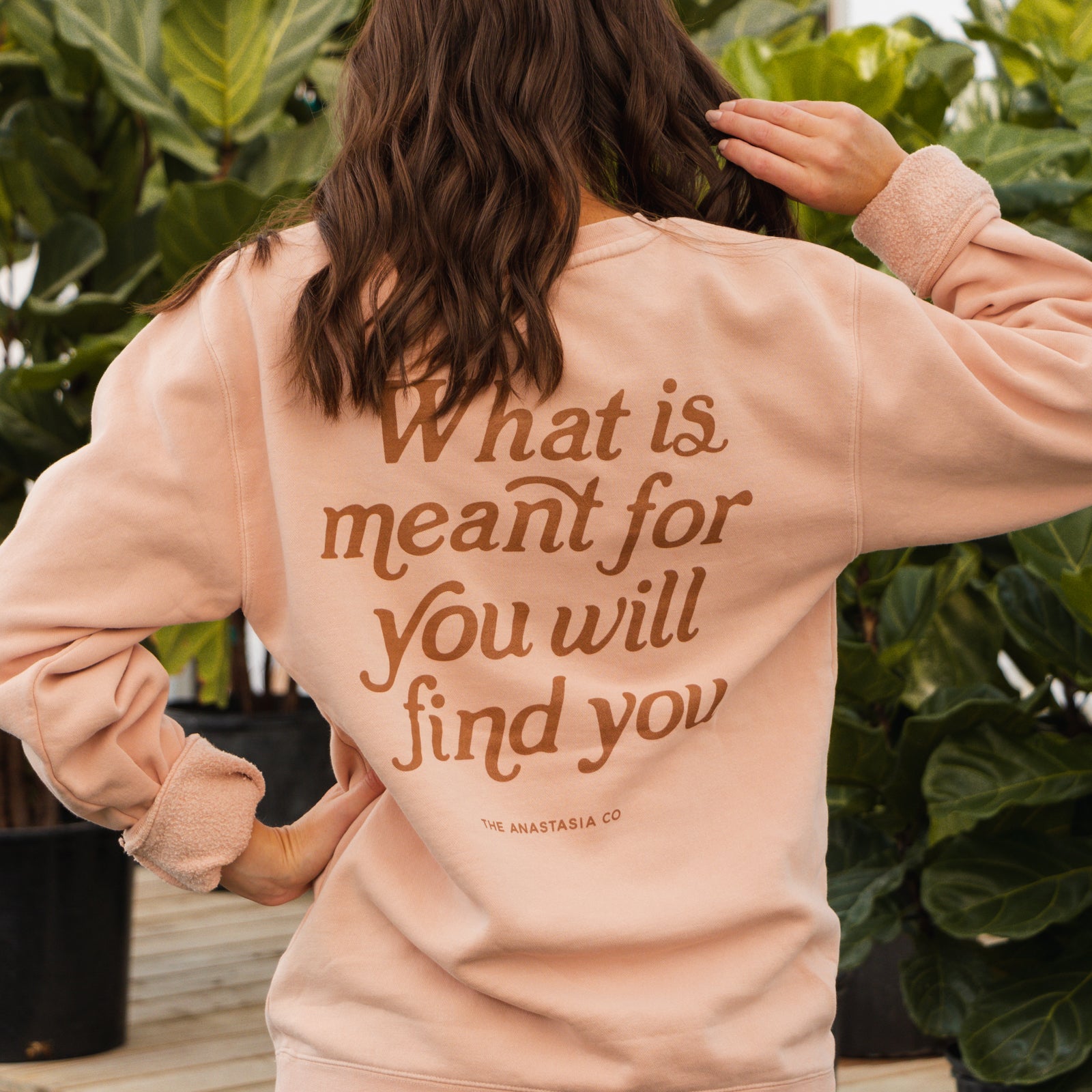 What is Meant for You Crew - Blush