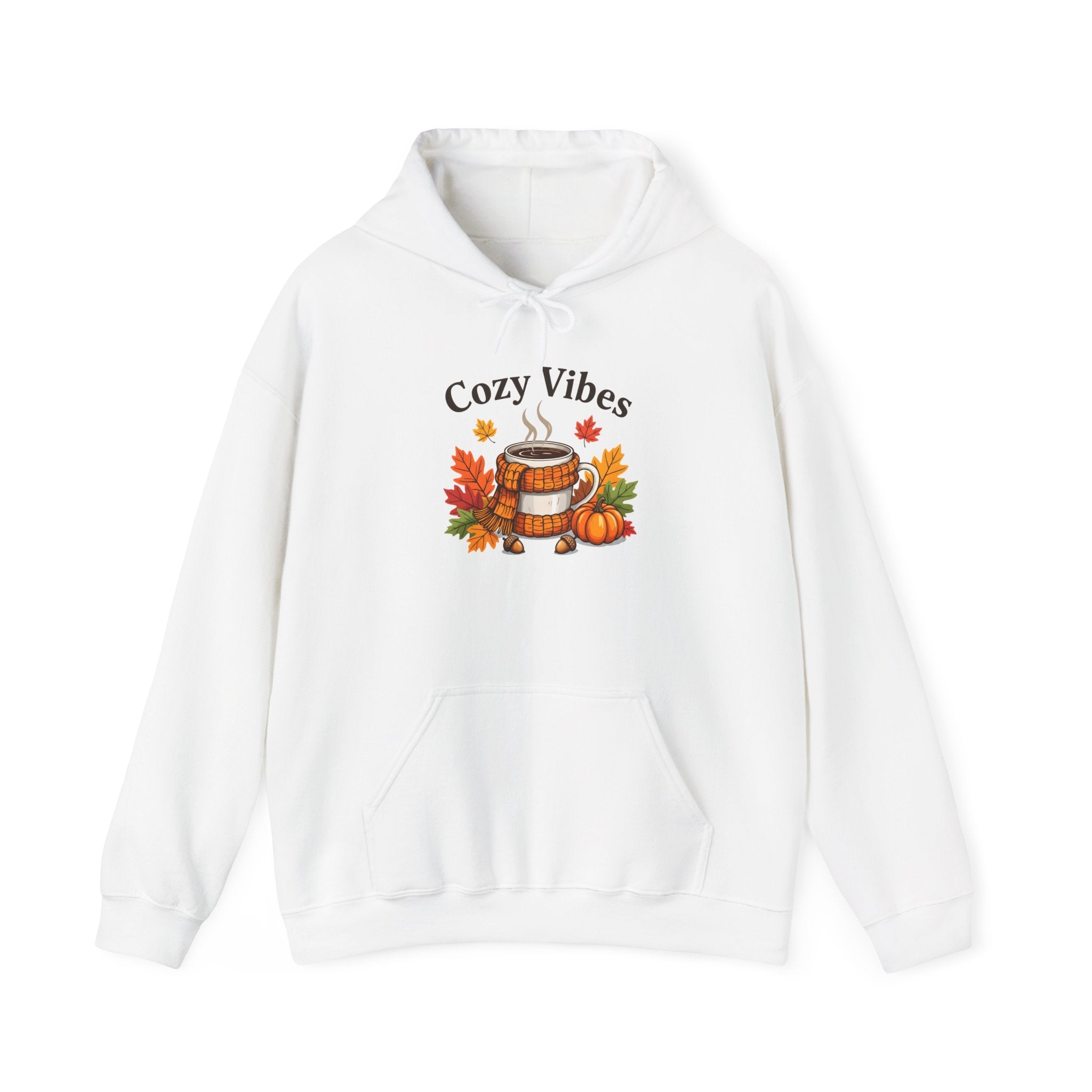 Cozy Vibes Unisex Hoodie - Perfect for Fall, Halloween, Thanksgiving, Gift Idea, Warm Sweatshirt