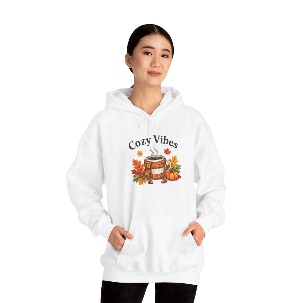 Cozy Vibes Unisex Hoodie - Perfect for Fall, Halloween, Thanksgiving, Gift Idea, Warm Sweatshirt