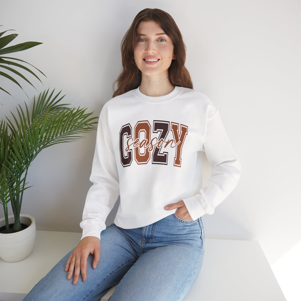 Cozy Season Sweatshirt, Unisex Crewneck Sweater, Fall Fashion, Holiday Gift, Winter Essentials, Casual Comfort