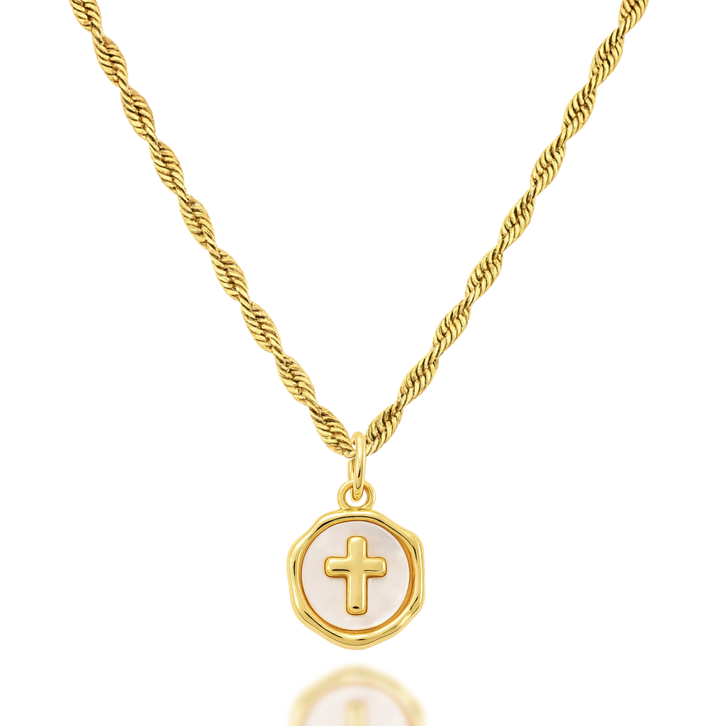 My Redeemer Necklace in Gold & Silver