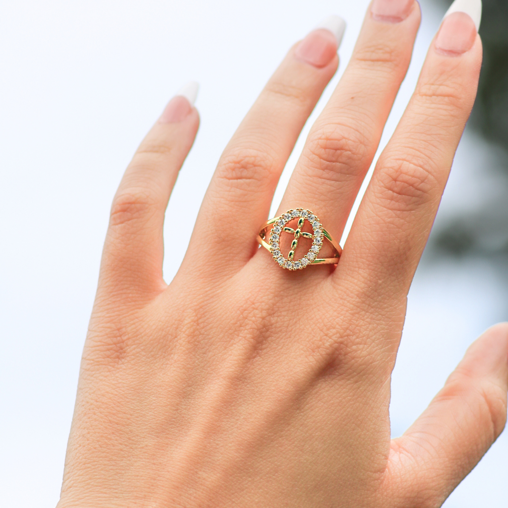 Sacred Hope Adjustable Ring