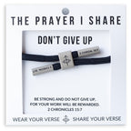Don't Give Up, 2 Chronicles 15:7