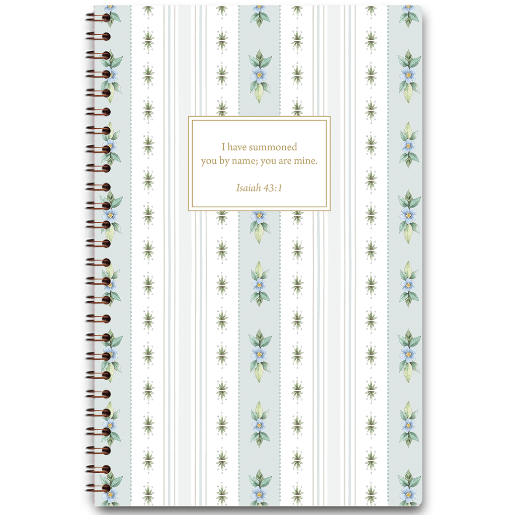 Blue Floral Stripe by Lydia Carraway