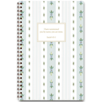Blue Floral Stripe by Lydia Carraway
