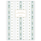 Blue Floral Stripe by Lydia Carraway