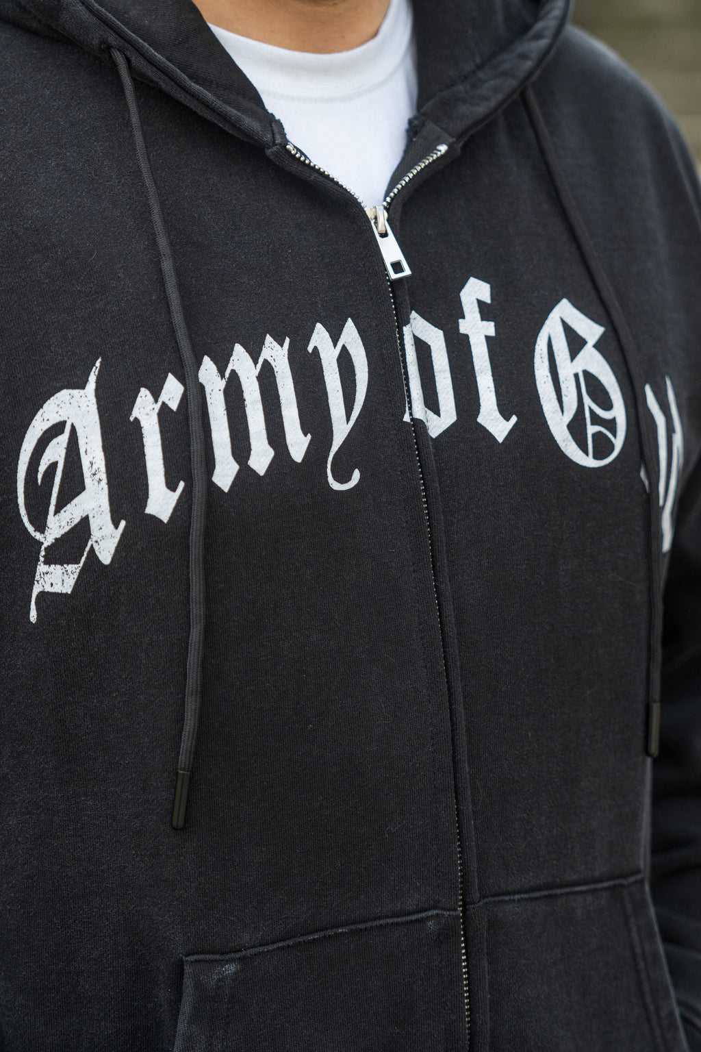 New Pray for Your Homies Heavyweight Oversized Hoodie Zip-Up