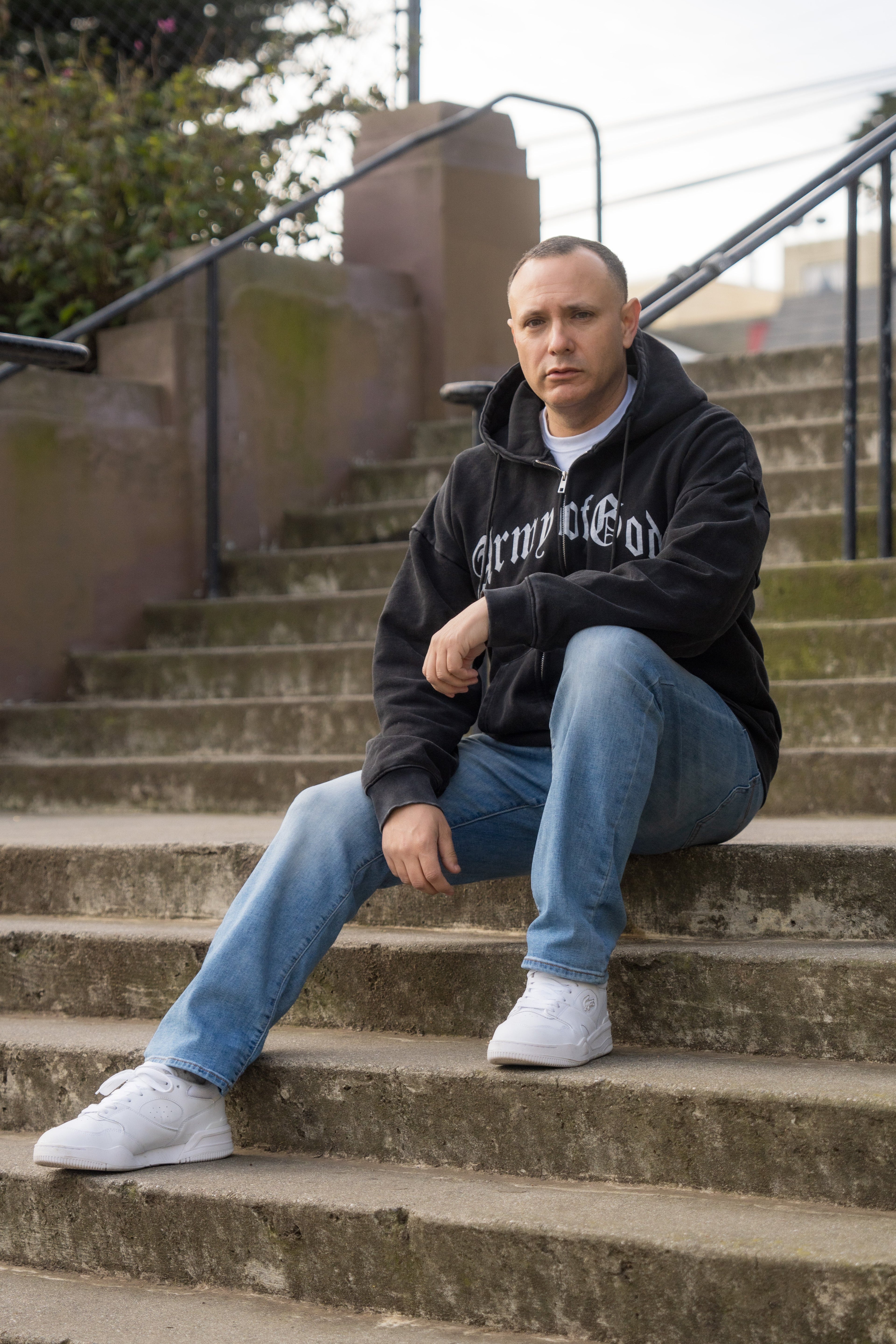 New Pray for Your Homies Heavyweight Oversized Hoodie Zip-Up