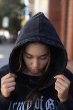 New Pray for Your Homies Heavyweight Oversized Hoodie Zip-Up