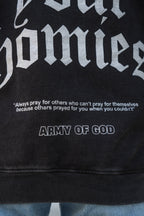 New Pray for Your Homies Heavyweight Oversized Hoodie Zip-Up
