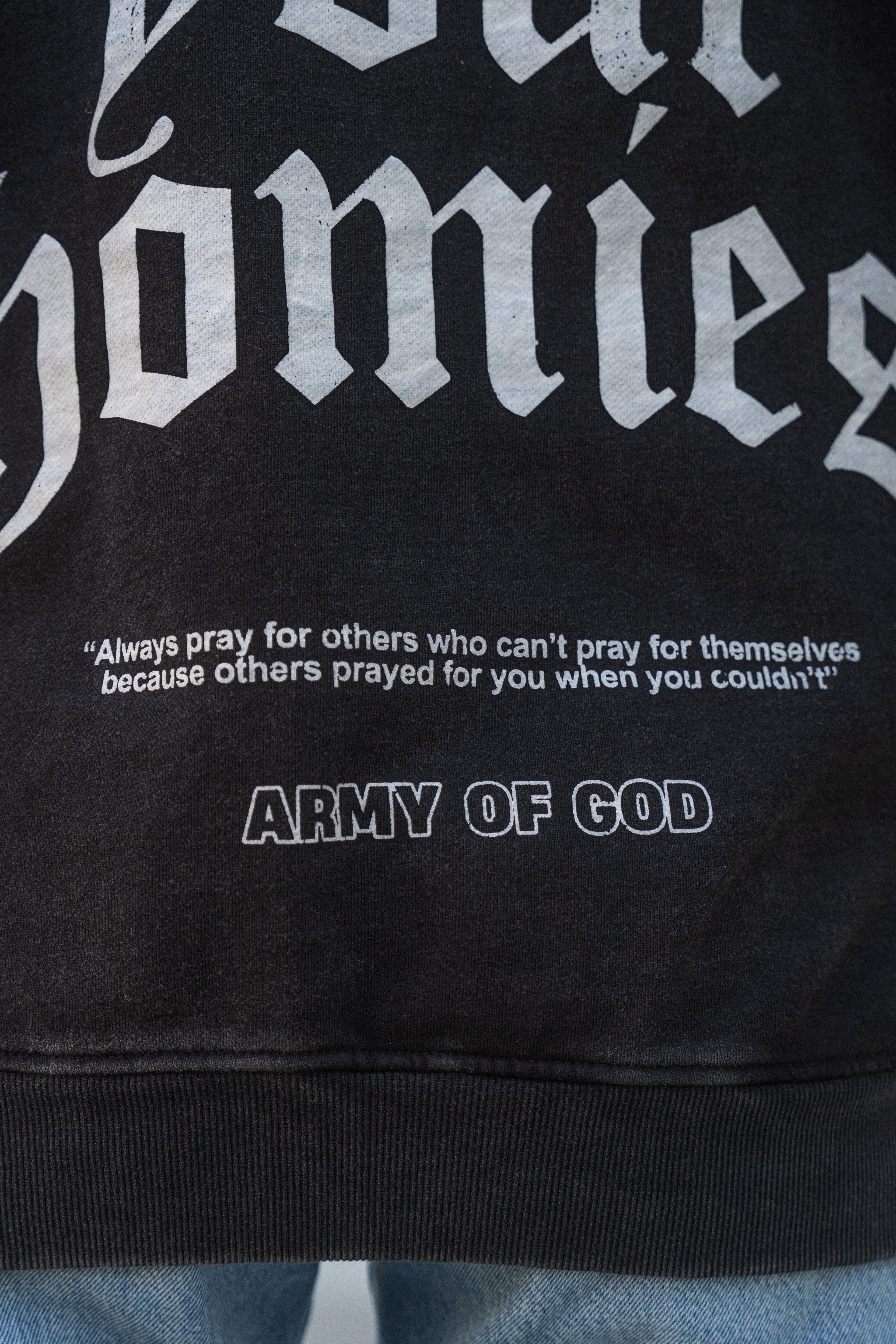 New Pray for Your Homies Heavyweight Oversized Hoodie Zip-Up