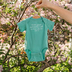 Every Good and Perfect Gift Baby Bodysuit - Teal