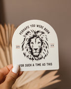 For Such a Time as This Esther Lion Sticker