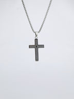Lord's Prayer Cross Pendant Necklace