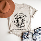 Esther Lion Tee - Stone