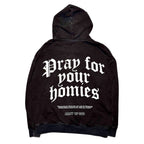 New Pray for Your Homies Heavyweight Oversized Hoodie Zip-Up