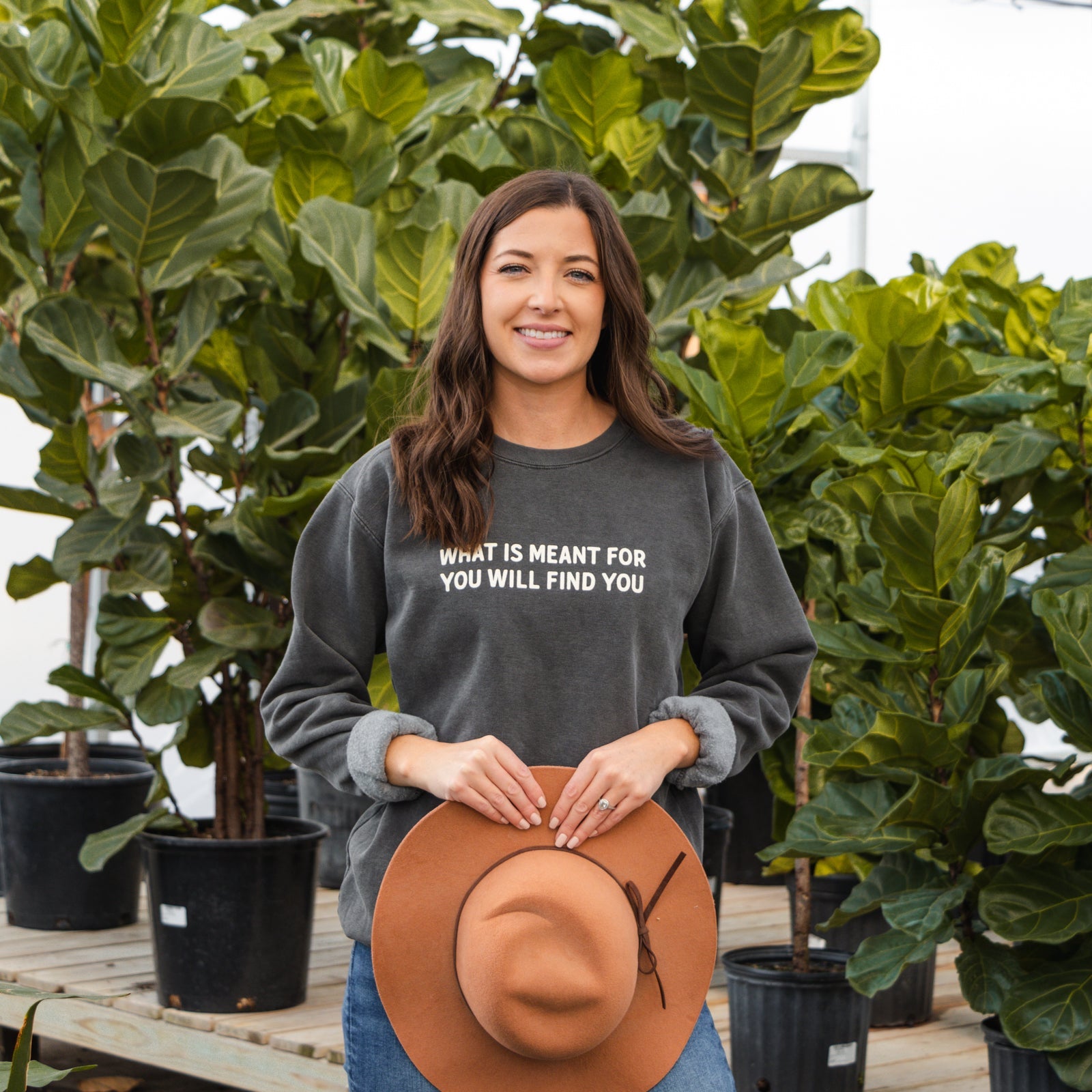 What is Meant for You Crew - Vintage Black