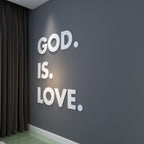 God is Love 3D Wall Decor-1