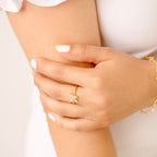 New Creation (Corinthians 5:17) Adjustable Ring in Gold and Silver