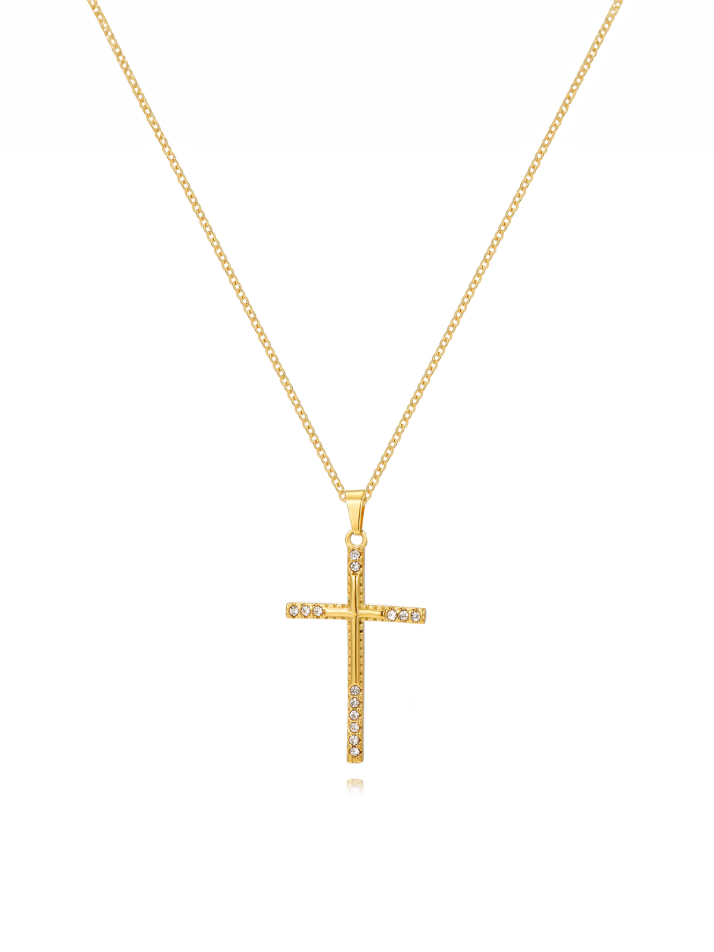 Layered Cross Necklace